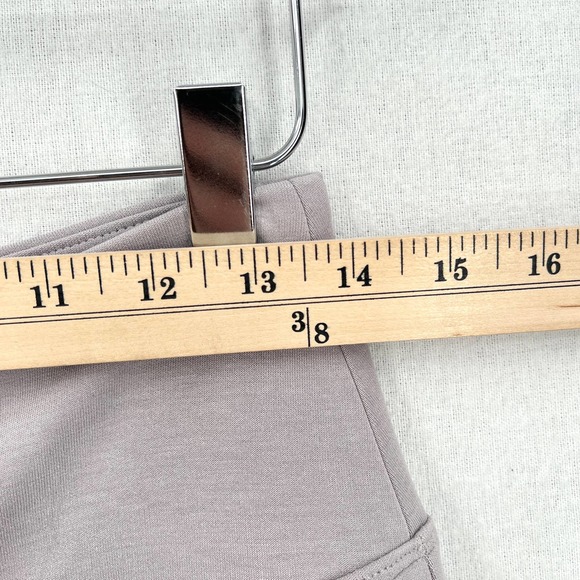 ATHLETA Pants Womens Small Light Gray Seasoft Wide Crop Tinsel Athletic Workout - Picture 14 of 16